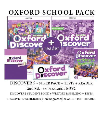 DISCOVER 5 2ND ED SUPER PACK + TESTS + READER -04652
