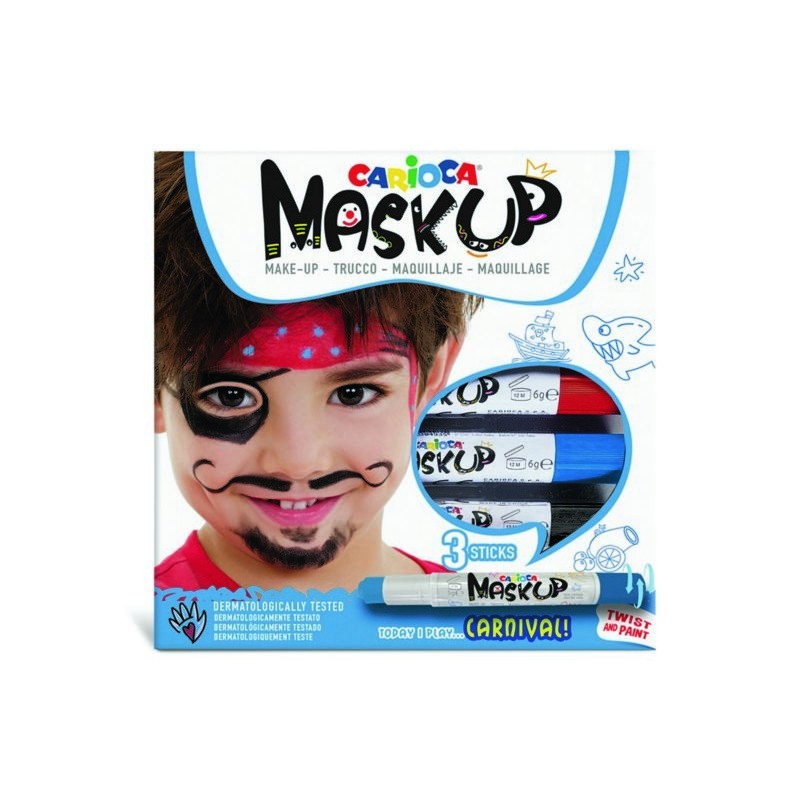 ΧΡΩΜΑΤΑ ΠΡΟΣΩΠΟΥ CARIOCA MASK UP/ 3 CARNIVAL 43050