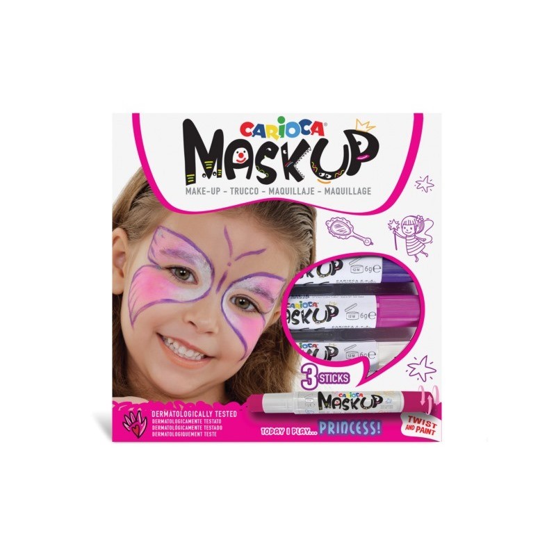 ΧΡΩΜΑΤΑ ΠΡΟΣΩΠΟΥ CARIOCA MASK UP/ 3 PRINCESS 43049