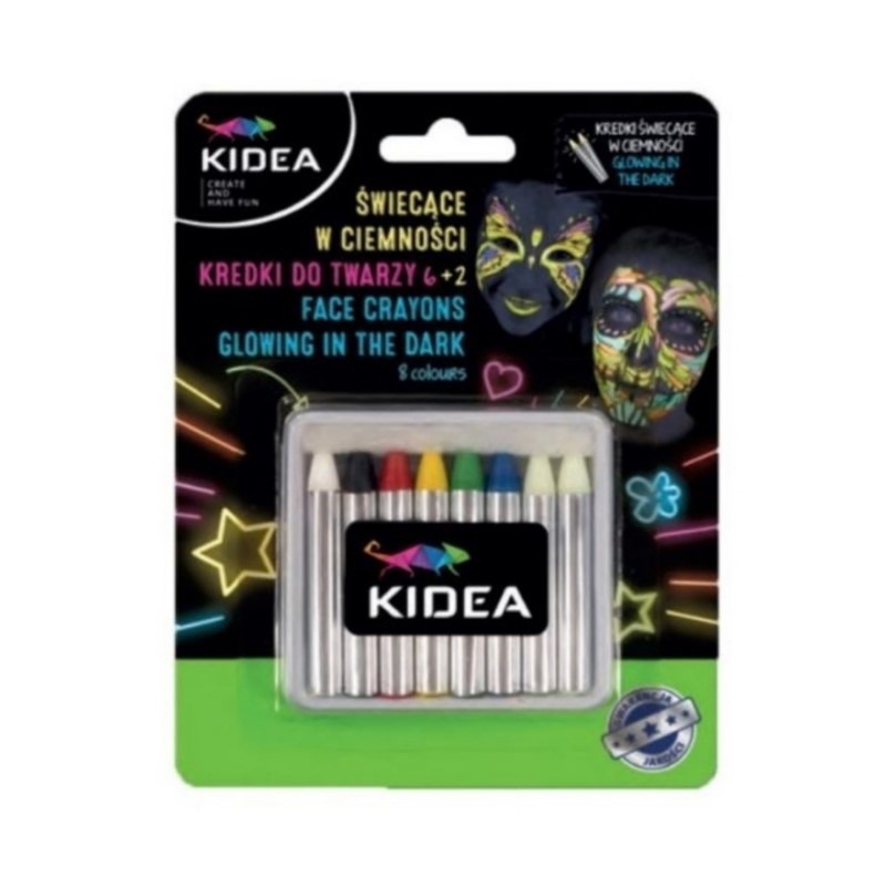 ΧΡΩΜΑΤΑ KIDEA ΠΡΟΣΩΠΟΥ 079339 8 COLORS GLOW 2,5gr