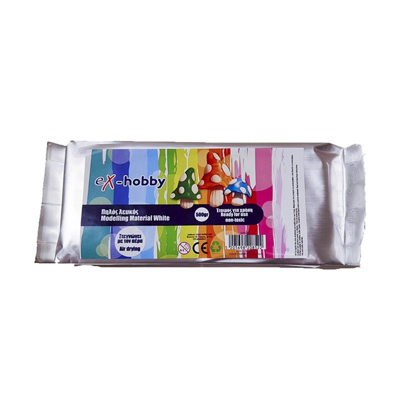 ΠΗΛΟΣ ex-HOBBY 500gr ΛΕΥΚΟΣ
