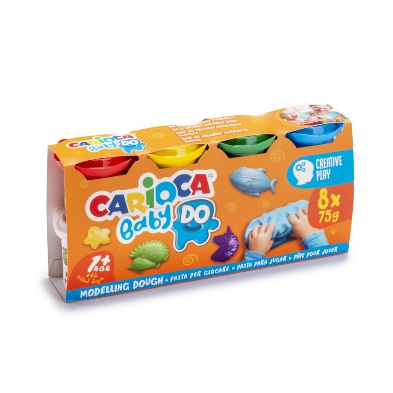 ΠΛΑΣΤΟΖΥΜΑΡΑΚΙΑ CARIOCA BABY 43180 1+ ΣΕΤ8τεμΧ75gr