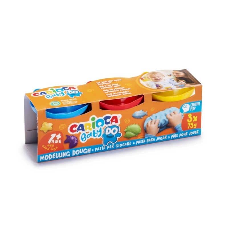 ΠΛΑΣΤΟΖΥΜΑΡΑΚΙΑ CARIOCA BABY 43179 1+ ΣΕΤ3τεμΧ75gr