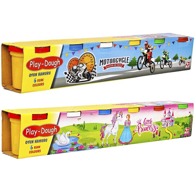 ΠΛΑΣΤΟΖΥΜΑΡΑΚΙΑ PLAY-DOUGH MAXI 6ΧΡ x100gr ERN-011
