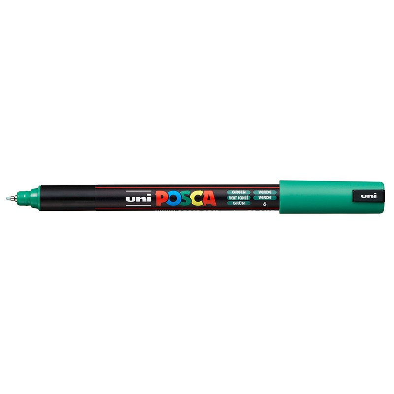 ΜΑΡΚΑΔΟΡΟΙ UNI POSCA  PC-1MR EXTRA FINE GREEN
