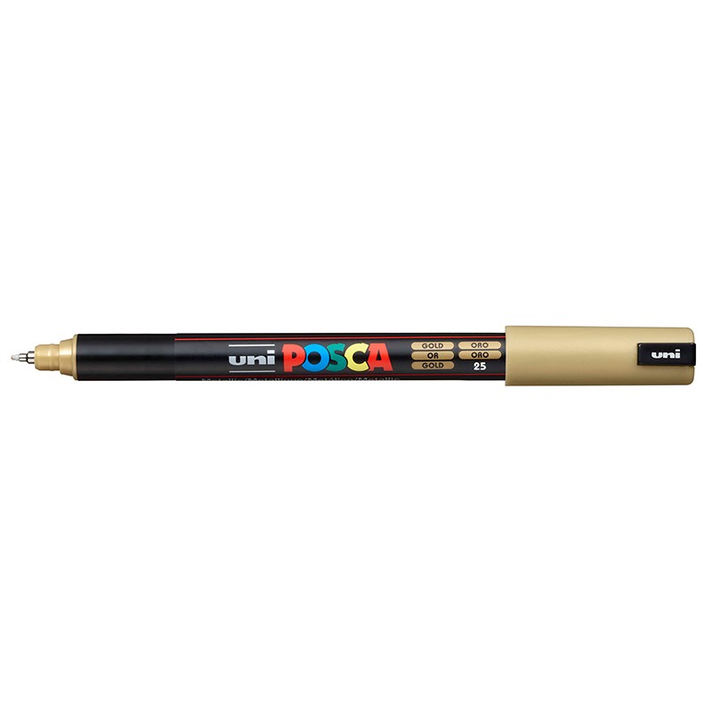 ΜΑΡΚΑΔΟΡΟΙ UNI POSCA  PC-1MR EXTRA FINE GOLD