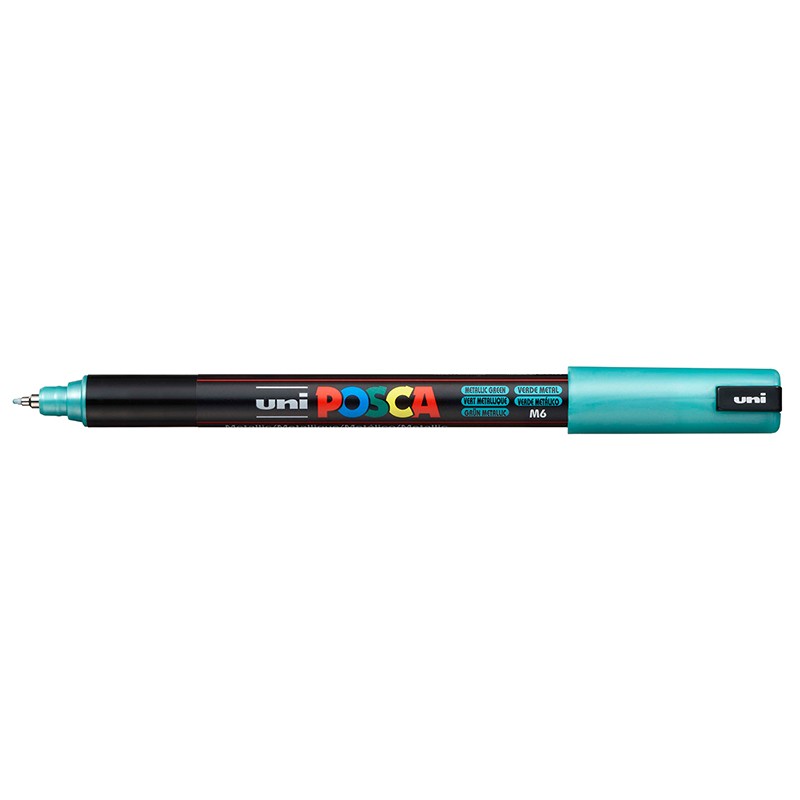 ΜΑΡΚΑΔΟΡΟΙ UNI POSCA  PC-1MR EXTRA FINE METALLIC GREEN