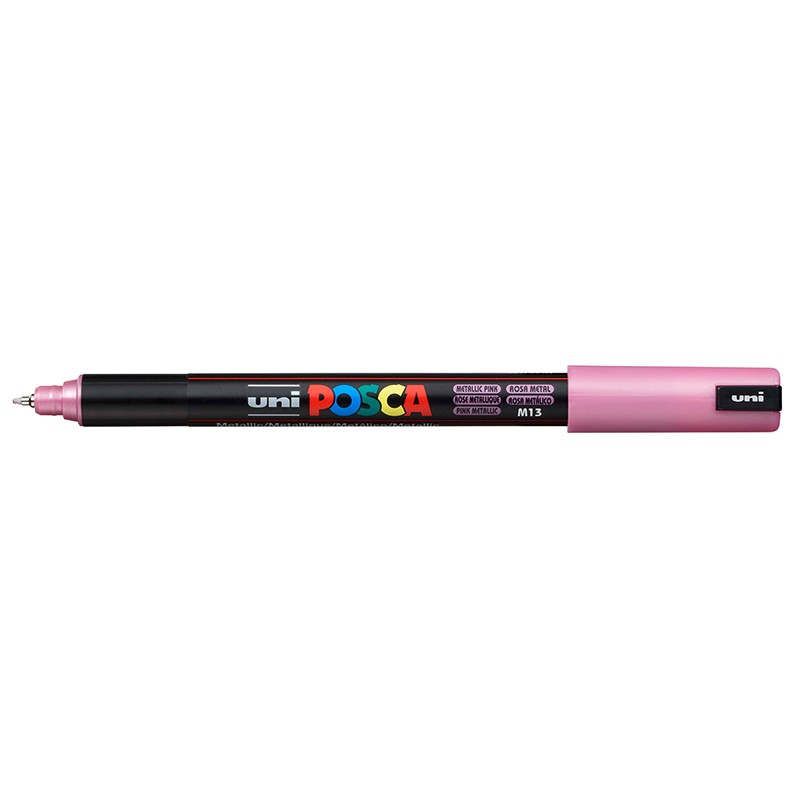 ΜΑΡΚΑΔΟΡΟΙ UNI POSCA  PC-1MR EXTRA FINE METALLIC PINK