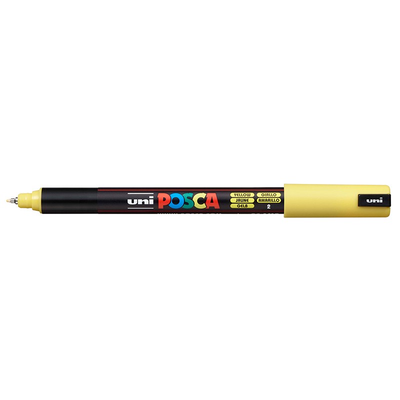 ΜΑΡΚΑΔΟΡΟΙ UNI POSCA  PC-1MR EXTRA FINE YELLOW