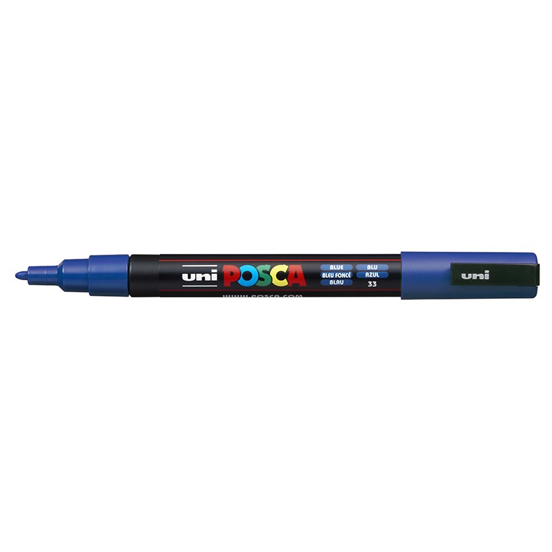 ΜΑΡΚΑΔΟΡΟΙ UNI POSCA  PC-3M FINE BLUE