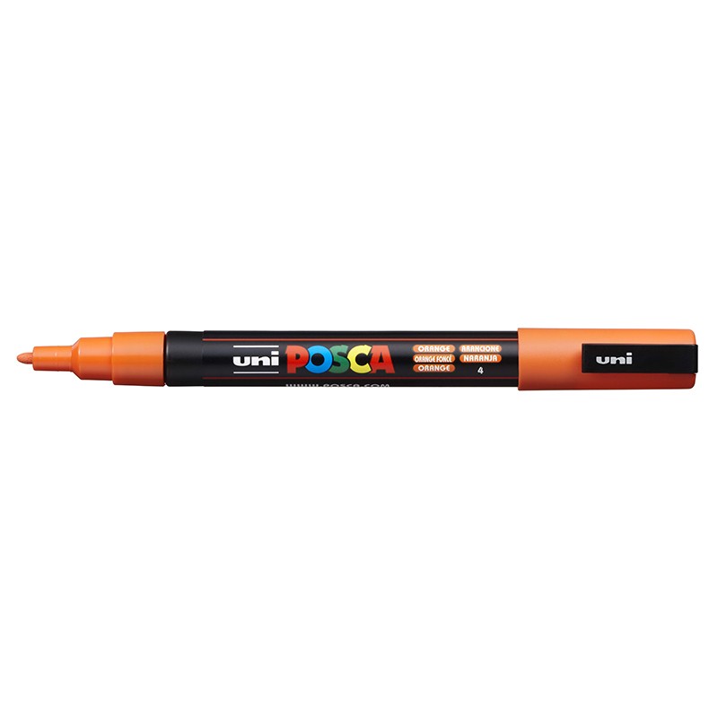 ΜΑΡΚΑΔΟΡΟΙ UNI POSCA  PC-3M FINE ORANGE