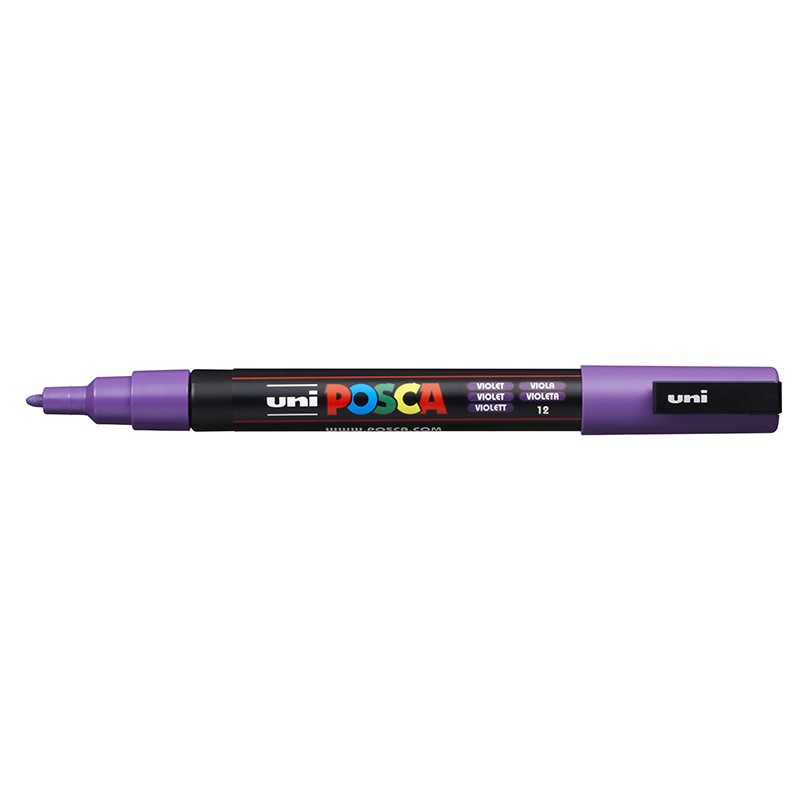 ΜΑΡΚΑΔΟΡΟΙ UNI POSCA  PC-3M FINE VIOLET