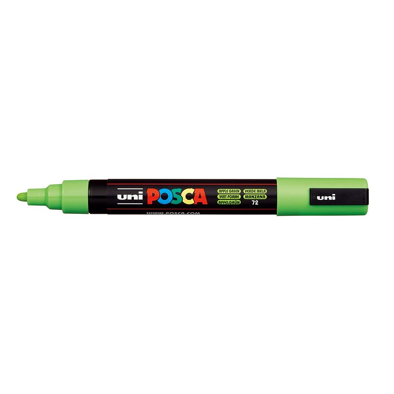 ΜΑΡΚΑΔΟΡΟΙ UNI POSCA  PC-5M MEDIUM APPLE GREEN