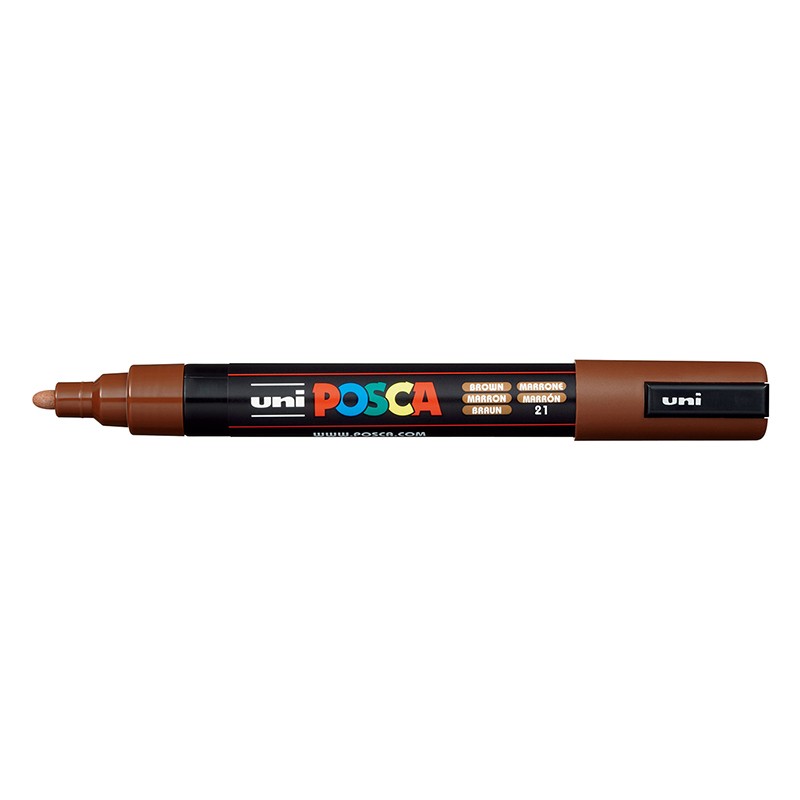 ΜΑΡΚΑΔΟΡΟΙ UNI POSCA  PC-5M MEDIUM BROWN