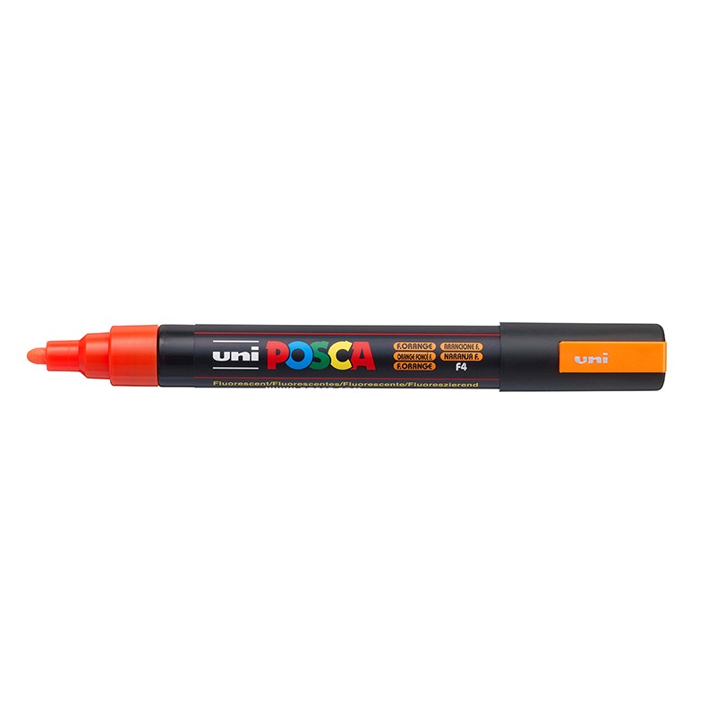 ΜΑΡΚΑΔΟΡΟΙ UNI POSCA  PC-5M MEDIUM FLUO ORANGE