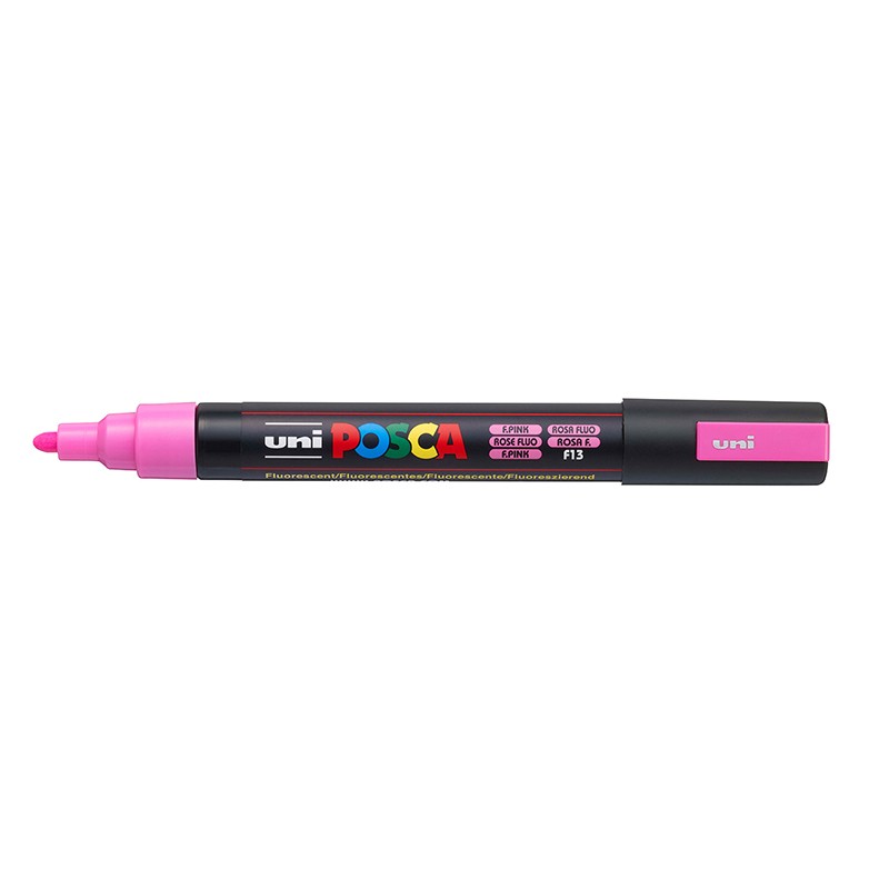 ΜΑΡΚΑΔΟΡΟΙ UNI POSCA  PC-5M MEDIUM FLUO PINK