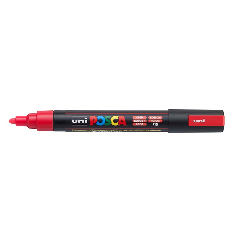 ΜΑΡΚΑΔΟΡΟΙ UNI POSCA  PC-5M MEDIUM FLUO RED