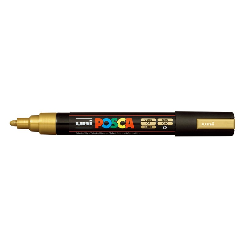 ΜΑΡΚΑΔΟΡΟΙ UNI POSCA  PC-5M MEDIUM GOLD