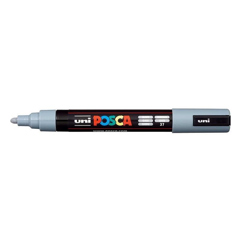 ΜΑΡΚΑΔΟΡΟΙ UNI POSCA  PC-5M MEDIUM GREY
