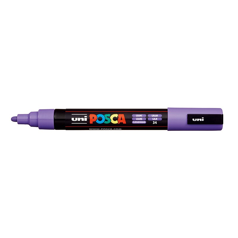 ΜΑΡΚΑΔΟΡΟΙ UNI POSCA  PC-5M MEDIUM LILAC