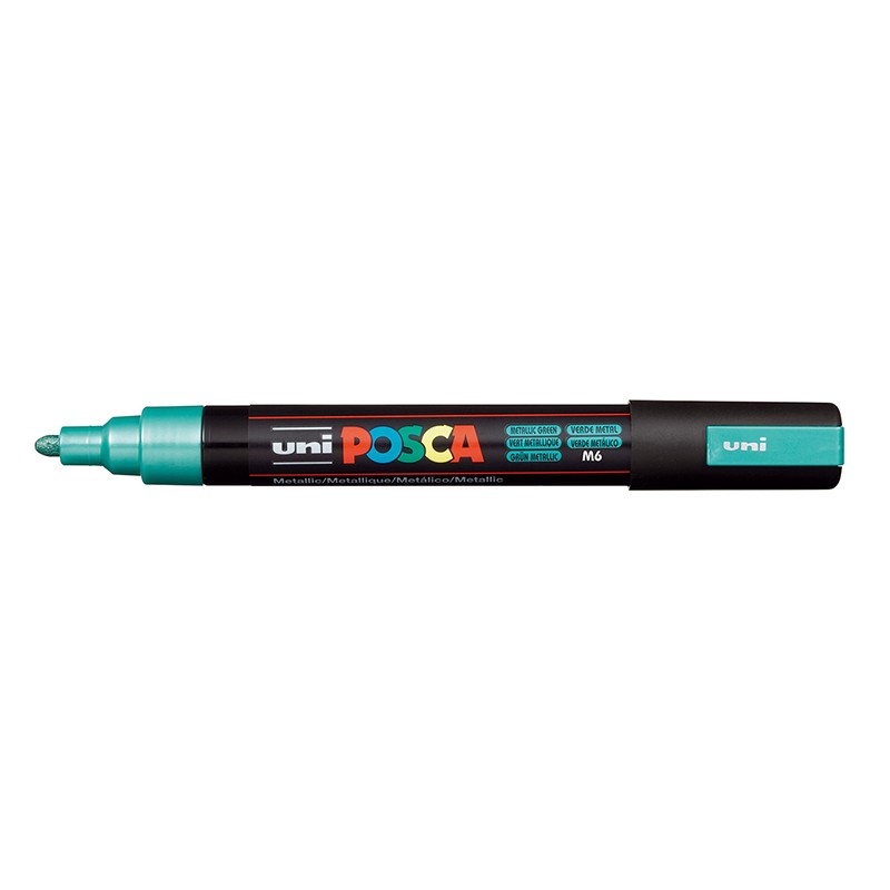 ΜΑΡΚΑΔΟΡΟΙ UNI POSCA  PC-5M MEDIUM METALLIC GREEN