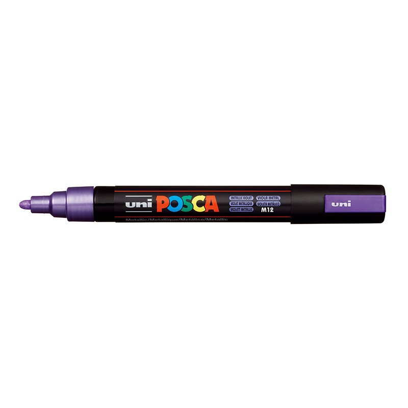 ΜΑΡΚΑΔΟΡΟΙ UNI POSCA  PC-5M MEDIUM METALLIC VIOLET