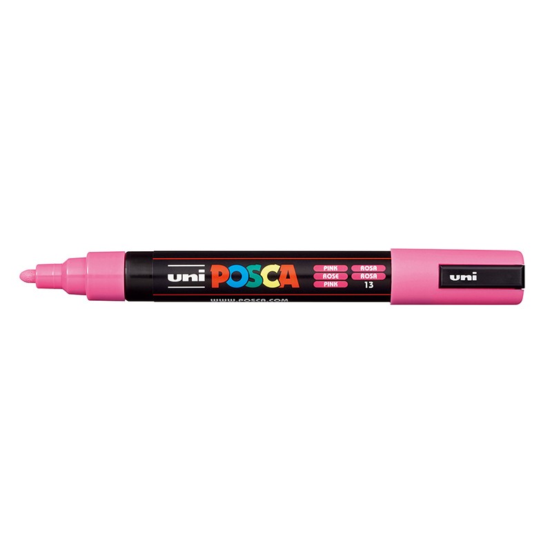 ΜΑΡΚΑΔΟΡΟΙ UNI POSCA  PC-5M MEDIUM PINK