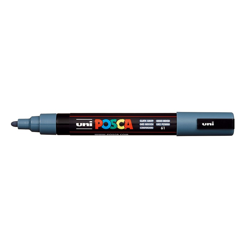 ΜΑΡΚΑΔΟΡΟΙ UNI POSCA  PC-5M MEDIUM SLATE GREY