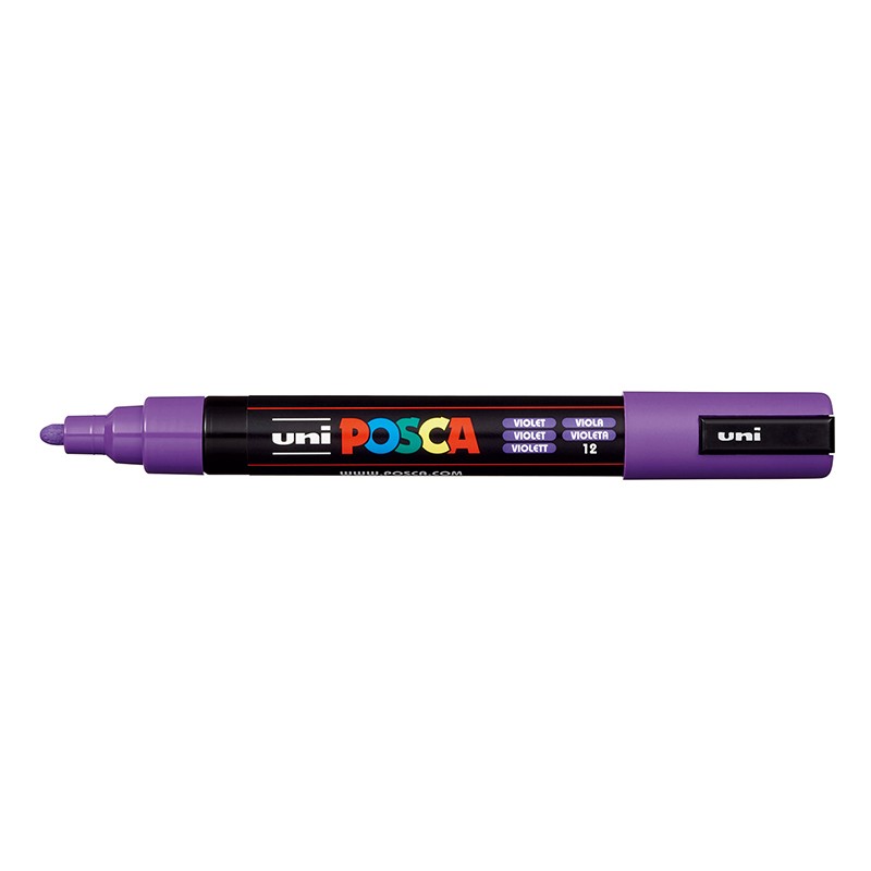 ΜΑΡΚΑΔΟΡΟΙ UNI POSCA  PC-5M MEDIUM VIOLET