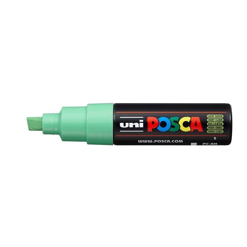 ΜΑΡΚΑΔΟΡΟΙ UNI POSCA  PC-8K ΧΟΝΔΡΟ LIGHT GREEN