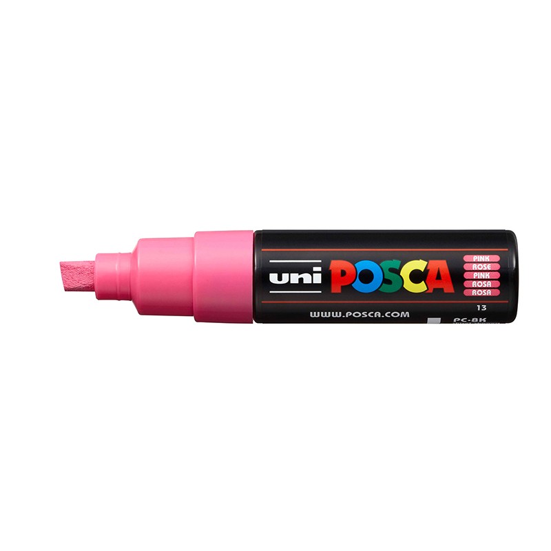ΜΑΡΚΑΔΟΡΟΙ UNI POSCA  PC-8K ΧΟΝΔΡΟ PINK