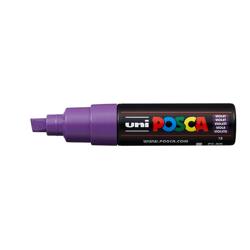 ΜΑΡΚΑΔΟΡΟΙ UNI POSCA  PC-8K ΧΟΝΔΡΟ VIOLET