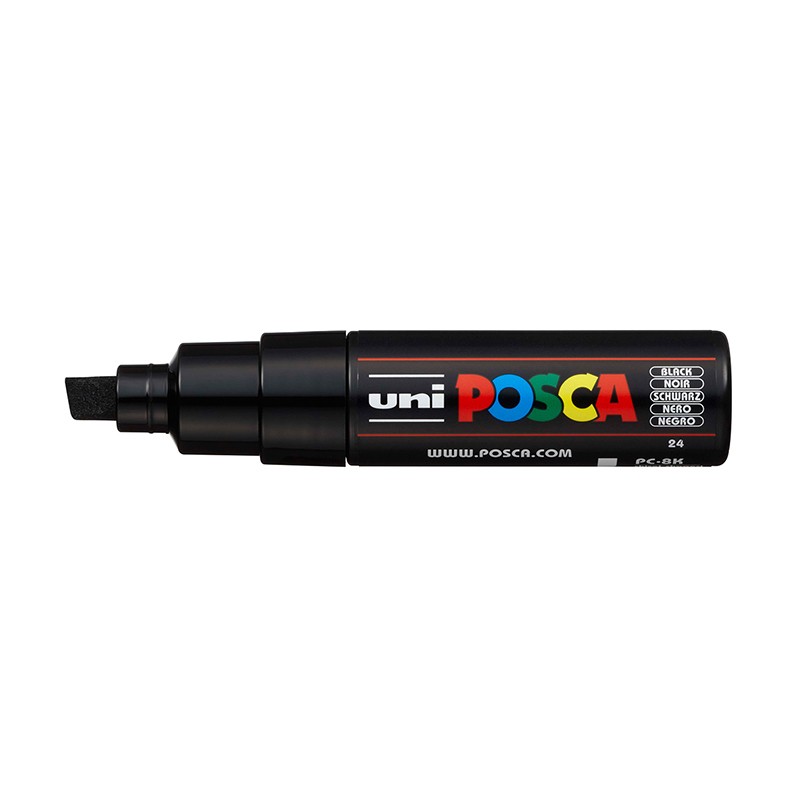 ΜΑΡΚΑΔΟΡΟΙ UNI POSCA  PC-8K ΧΟΝΔΡΟ BLACK