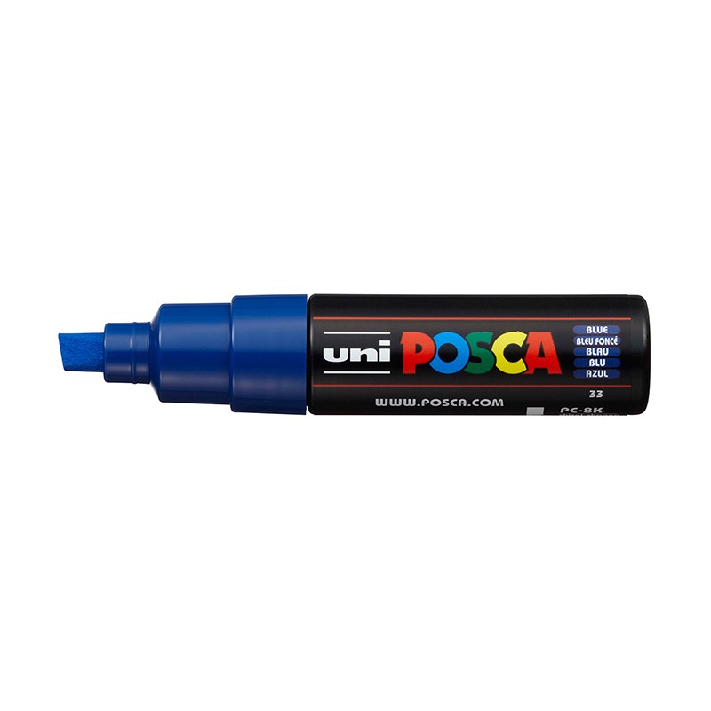 ΜΑΡΚΑΔΟΡΟΙ UNI POSCA  PC-8K ΧΟΝΔΡΟ BLUE