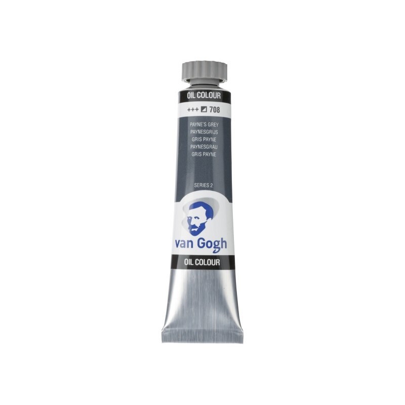 ΛΑΔΙΑ TALENS VAN GOGH  20ml 708 ΡΑΥΝΕ'S GREY