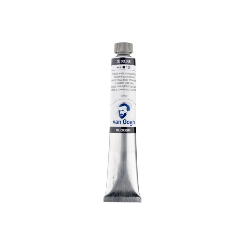 ΛΑΔΙΑ TALENS VAN GOGH  60ml 105 TITANIUM WHITE