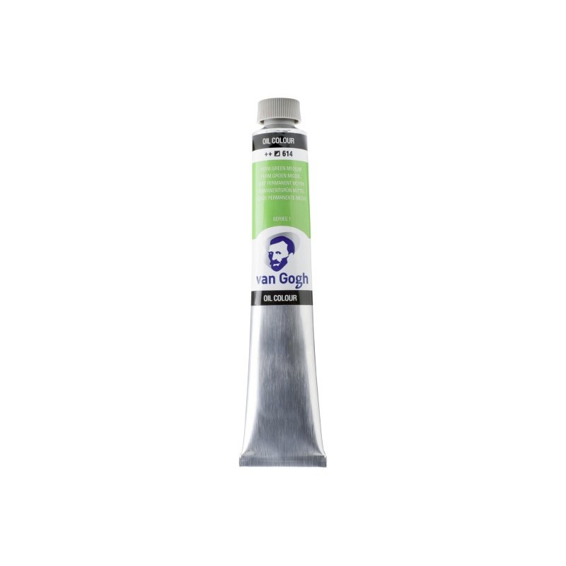 ΛΑΔΙΑ TALENS VAN GOGH  60ml 614 PERMANENT GREEN MEDIUM