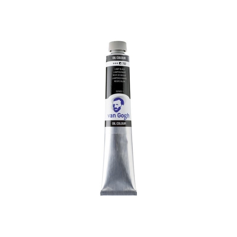 ΛΑΔΙΑ TALENS VAN GOGH  60ml 702 LAMP BLACK