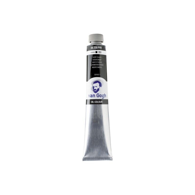 ΛΑΔΙΑ TALENS VAN GOGH  60ml 701 IVORY BLACK