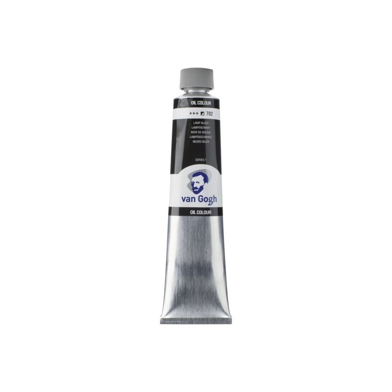 ΛΑΔΙΑ TALENS VAN GOGH 200ml 702 LAMP BLACK