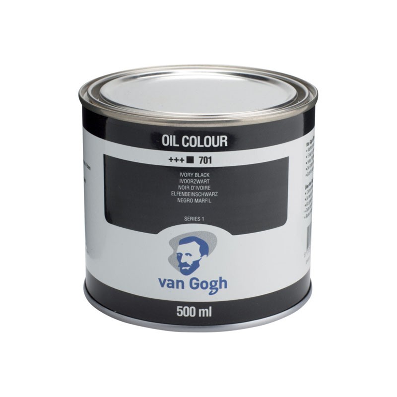 ΛΑΔΙΑ TALENS VAN GOGH 500ml 701 IVORY BLACK