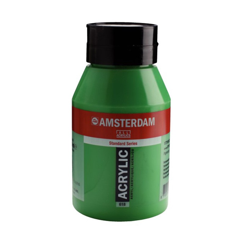 ΑΚΡΥΛΙΚΑ TALENS AMSTERDAM 1000ml 618 PERMANENT GREEN LIGHT