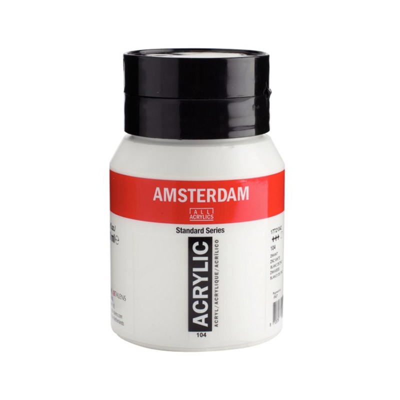 ΑΚΡΥΛΙΚΑ TALENS AMSTERDAM 500ml 104 ZINC WHITE