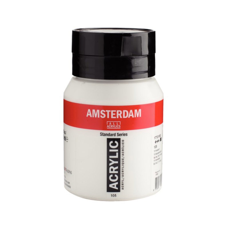 ΑΚΡΥΛΙΚΑ TALENS AMSTERDAM 500ml 105 TITANIUM WHITE