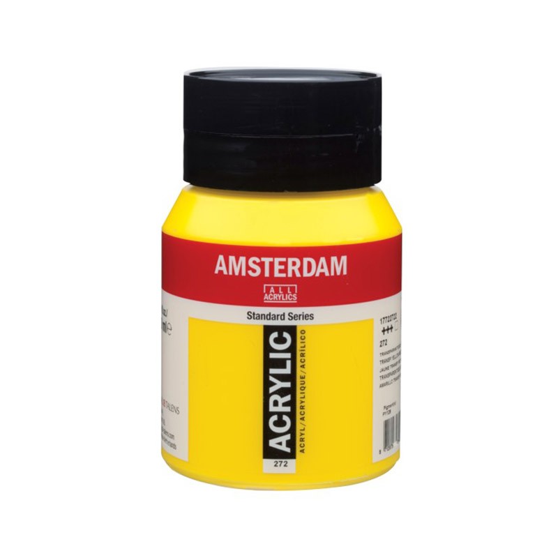 ΑΚΡΥΛΙΚΑ TALENS AMSTERDAM 500ml 272 TRANSPARENT YELLOW MEDIUM
