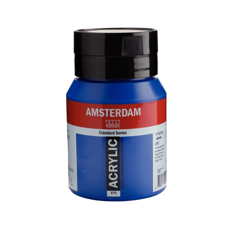 ΑΚΡΥΛΙΚΑ TALENS AMSTERDAM 500ml 570 PHTHALO BLUE