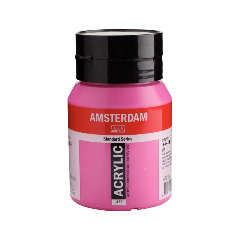 ΑΚΡΥΛΙΚΑ TALENS AMSTERDAM 500ml 577 PERMANENT RED VIOLET LIGHT