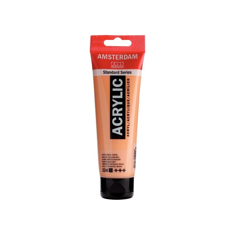 ΑΚΡΥΛΙΚΑ TALENS AMSTERDAΜ 120ml 224 NAPLES YELLOW RED