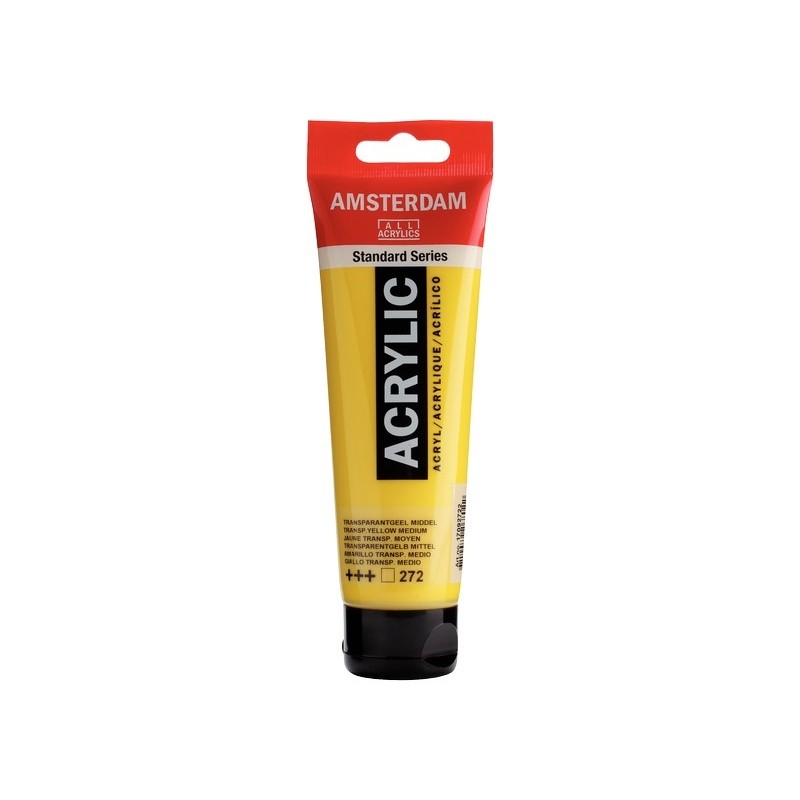 ΑΚΡΥΛΙΚΑ TALENS AMSTERDAΜ 120ml 272 TRANSPARENT YELLOW MEDIUM