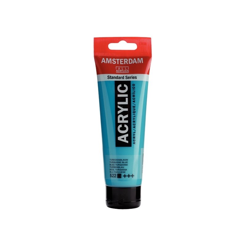 ΑΚΡΥΛΙΚΑ TALENS AMSTERDAΜ 120ml 522 TURQUOISE BLUE